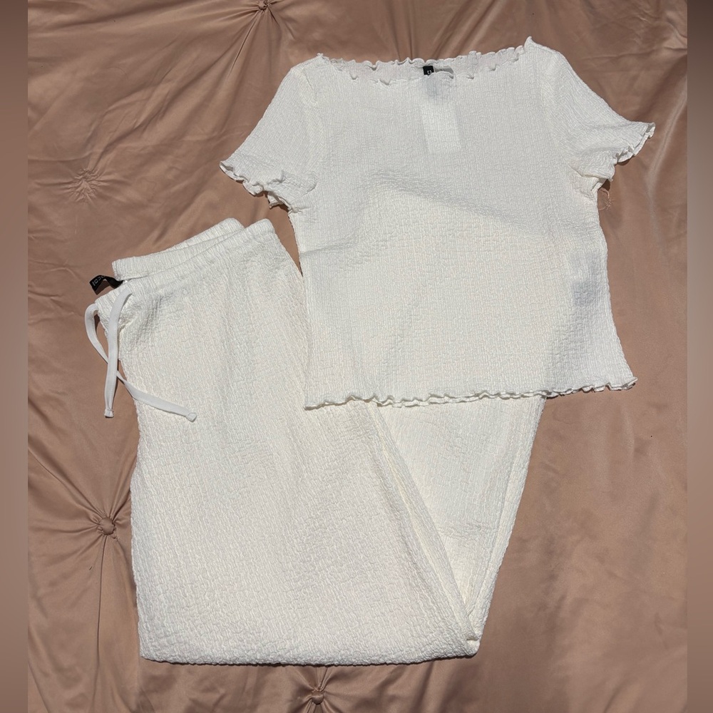 H&M Crinkled Set 🤍 M/L